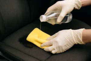 Jak skutecznie usunąć tłuste plamy z tapicerki?