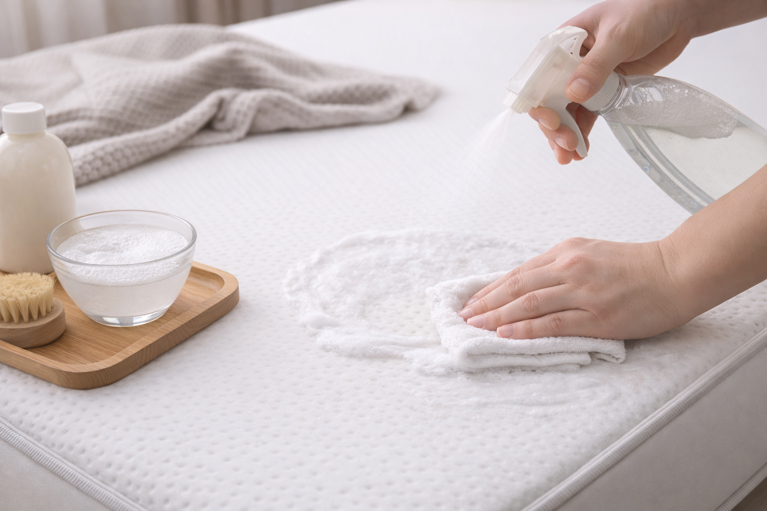 Jak czyścić materac memory foam?