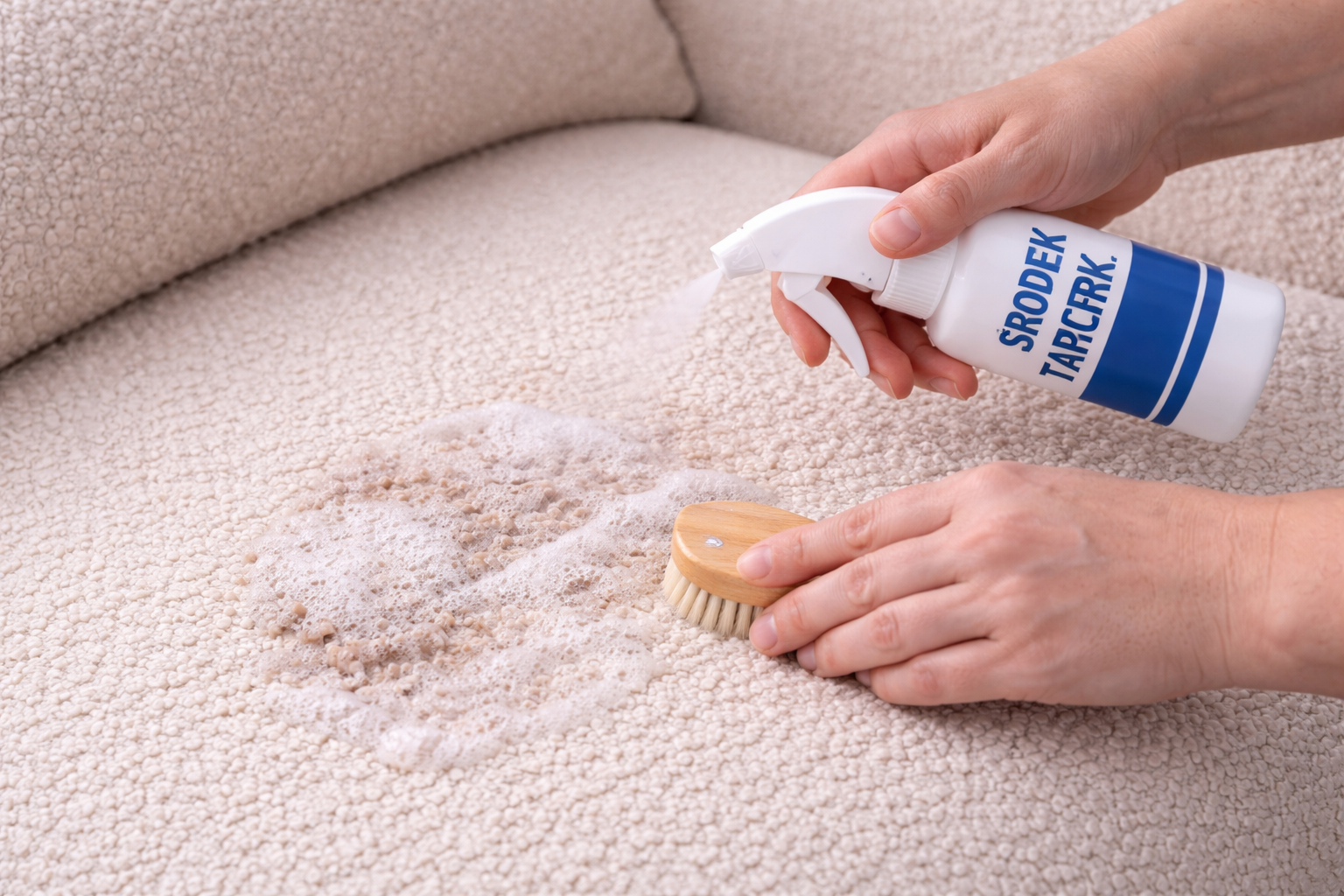 Jak czyścić tapicerkę z boucle?