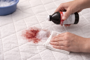 Jak usunąć plamy z krwi z materaca?