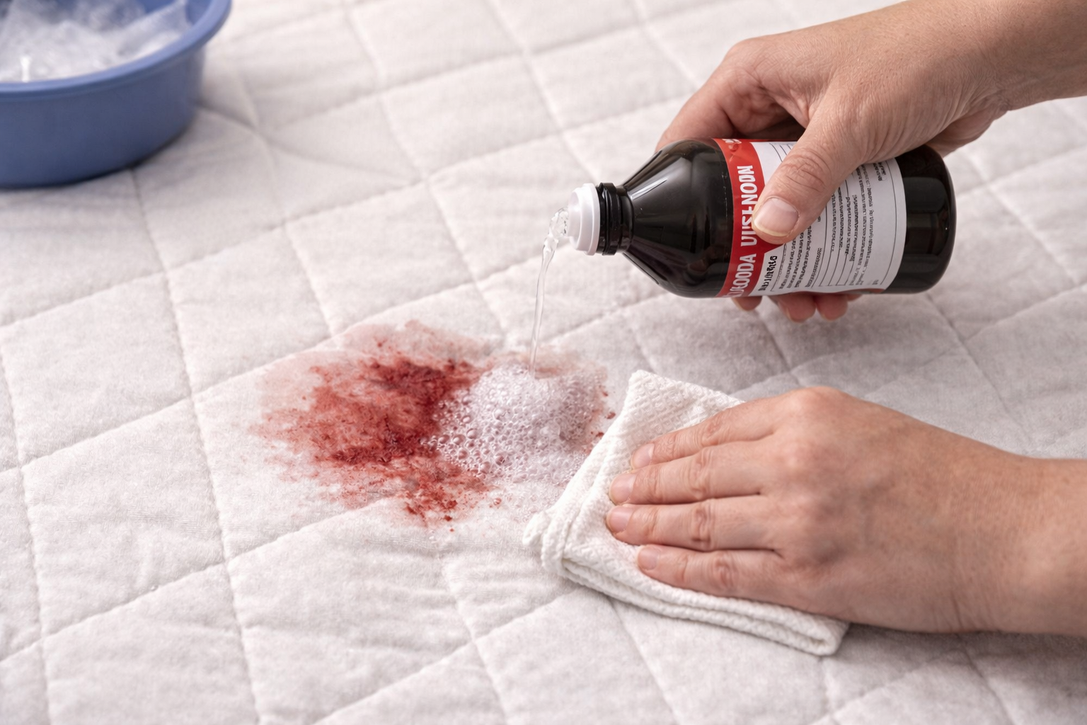 Jak usunąć plamy z krwi z materaca?